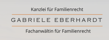 Logo Gabriele Eberhardt Kanzlei für Familienrecht Fachanwältin für Familienrecht